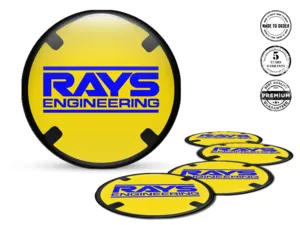 Rays Design Adesivo Ruota Badge Silicone Personalizzato
